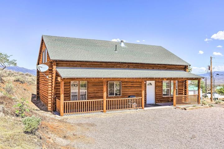 Pet Friendly Pioche Family Cabin with View