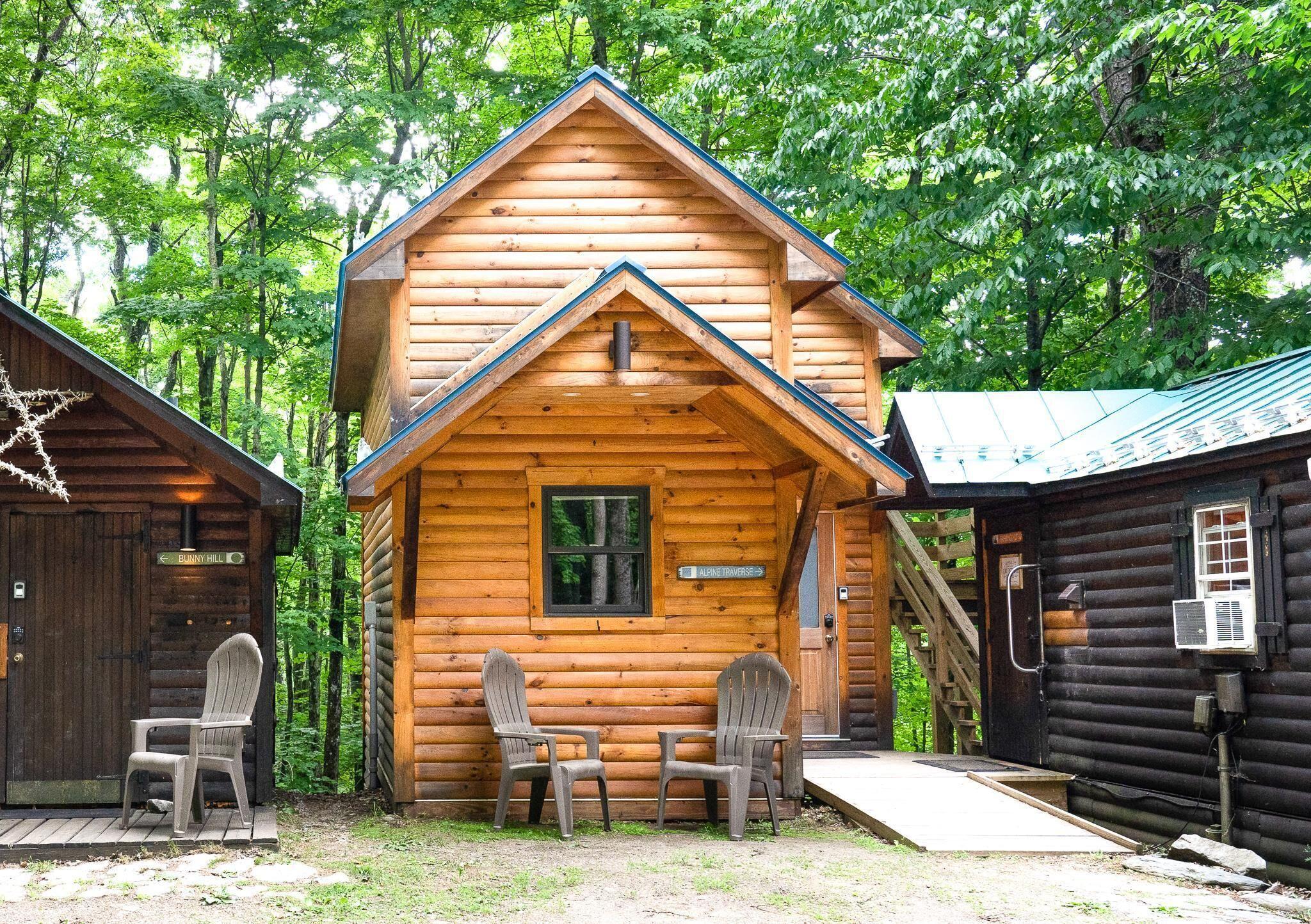 Pet Friendly Alpine Traverse Cabin with Shared Hot Tub