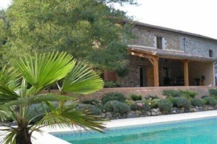 Pet Friendly Nice Farmhouse from the Ardeche with a Pool
