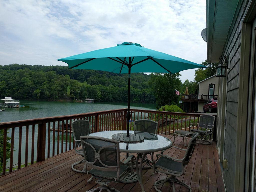Pet Friendly Norris Lakefront Home with Covered Boat Dock