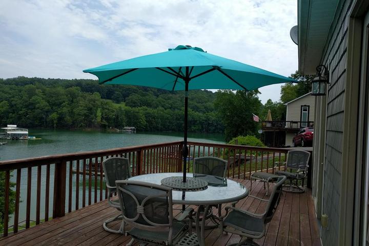 Pet Friendly Norris Lakefront Home with Covered Boat Dock