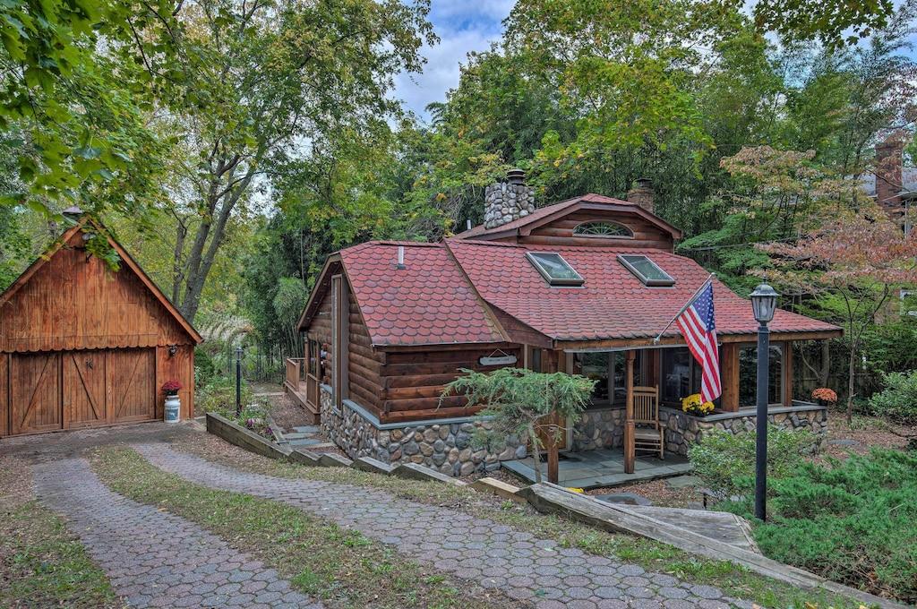 Pet Friendly Secluded Long Island Lakefront Cabin