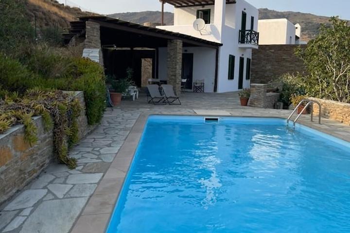 Pet Friendly Andros Villa With Pool
