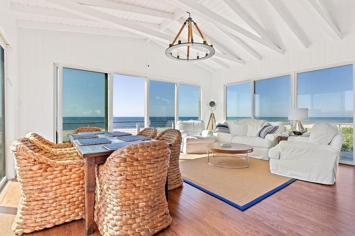 Pet Friendly Oceanfront Top of the Line Fire Island Home