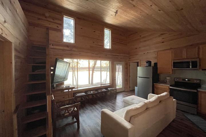 Pet Friendly Lakefront Secluded Cabin 1
