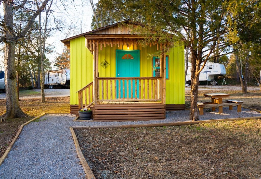 Pet Friendly Cabin 2 at Campers RV Park