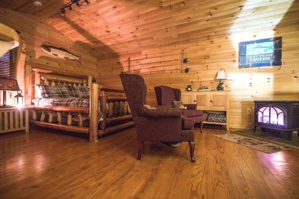 Pet Friendly Cozy Cabin with Hot Tub & Gas Fireplace