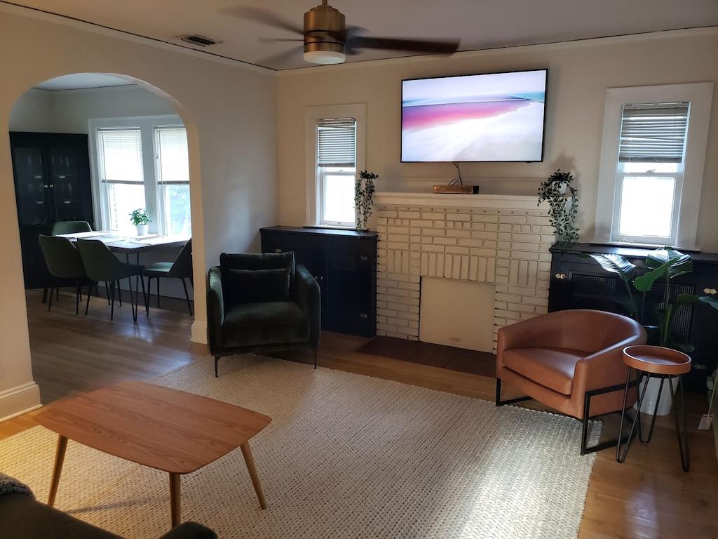 Walkable 1927 Riverside Home with Parking Pet Policy