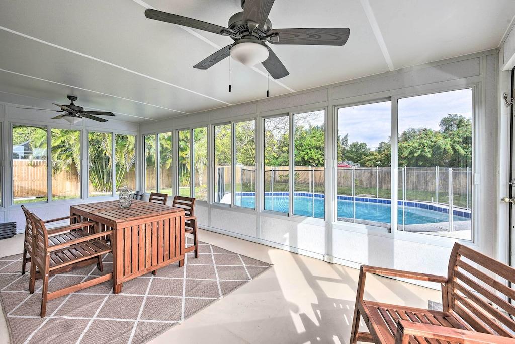 3BR Bradenton Home with Pool Pet Policy