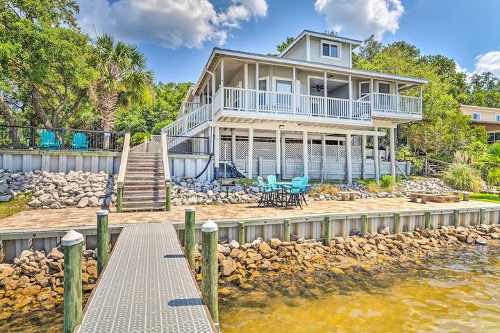 Pet Friendly Bayfront Niceville Getaway with Private Dock