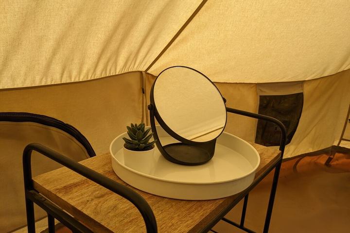 Pet Friendly Cute Glamping Tent on Private Sandy Beach