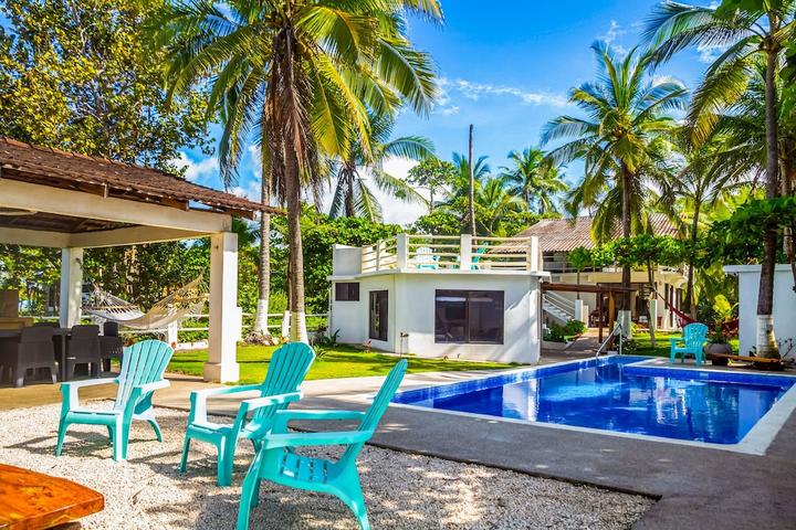 Pet Friendly Beachfront Home with Private Pool & Grill