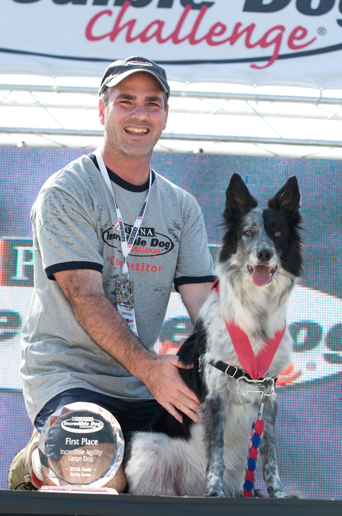 Atlanta's Don St. Croix and Razzle win The Purina Incredible Dog Challenge 2008