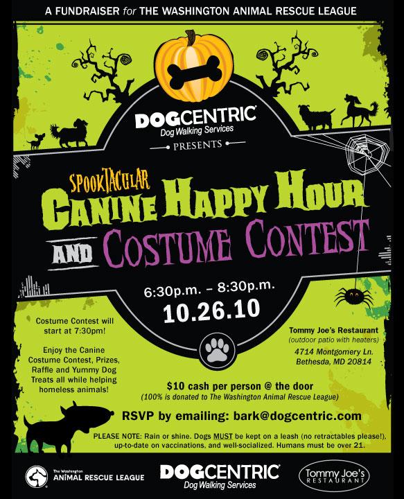 Flyer For Halloween Spooktacular Canine Happy Hour