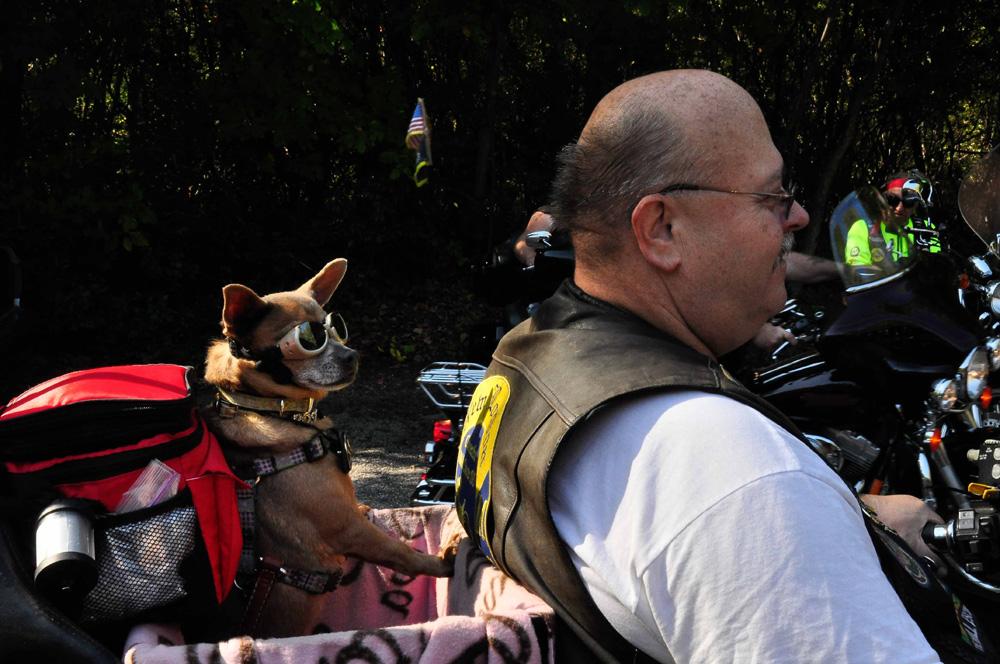 Rosie Duerrler traveling to Patriot Guard Mission