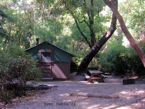 Big basin shop tent cabins