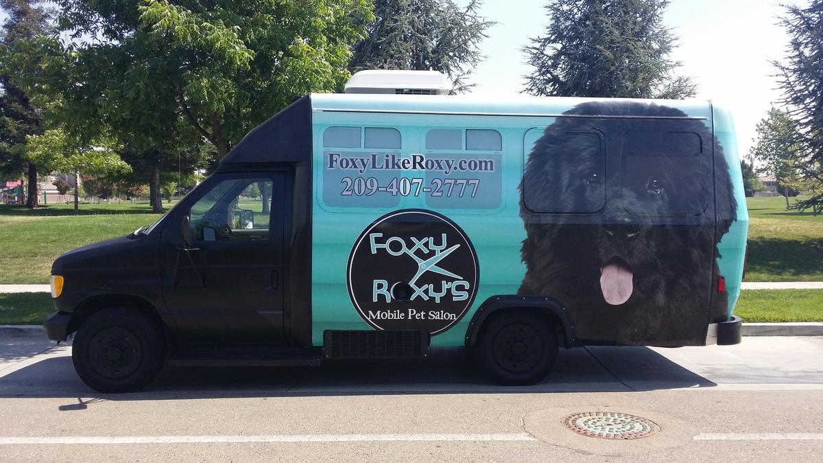 Foxy roxy hot sale mobile dog grooming