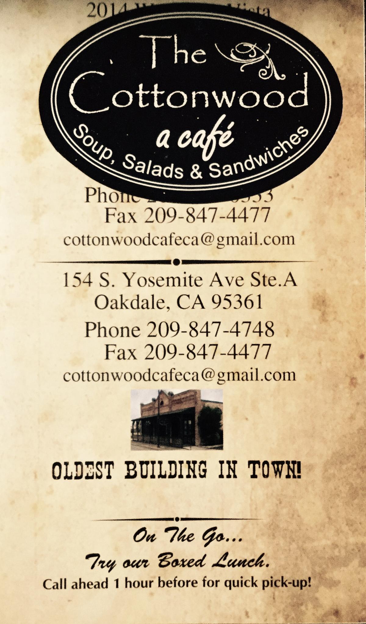 Image of The Cottonwood Cafe