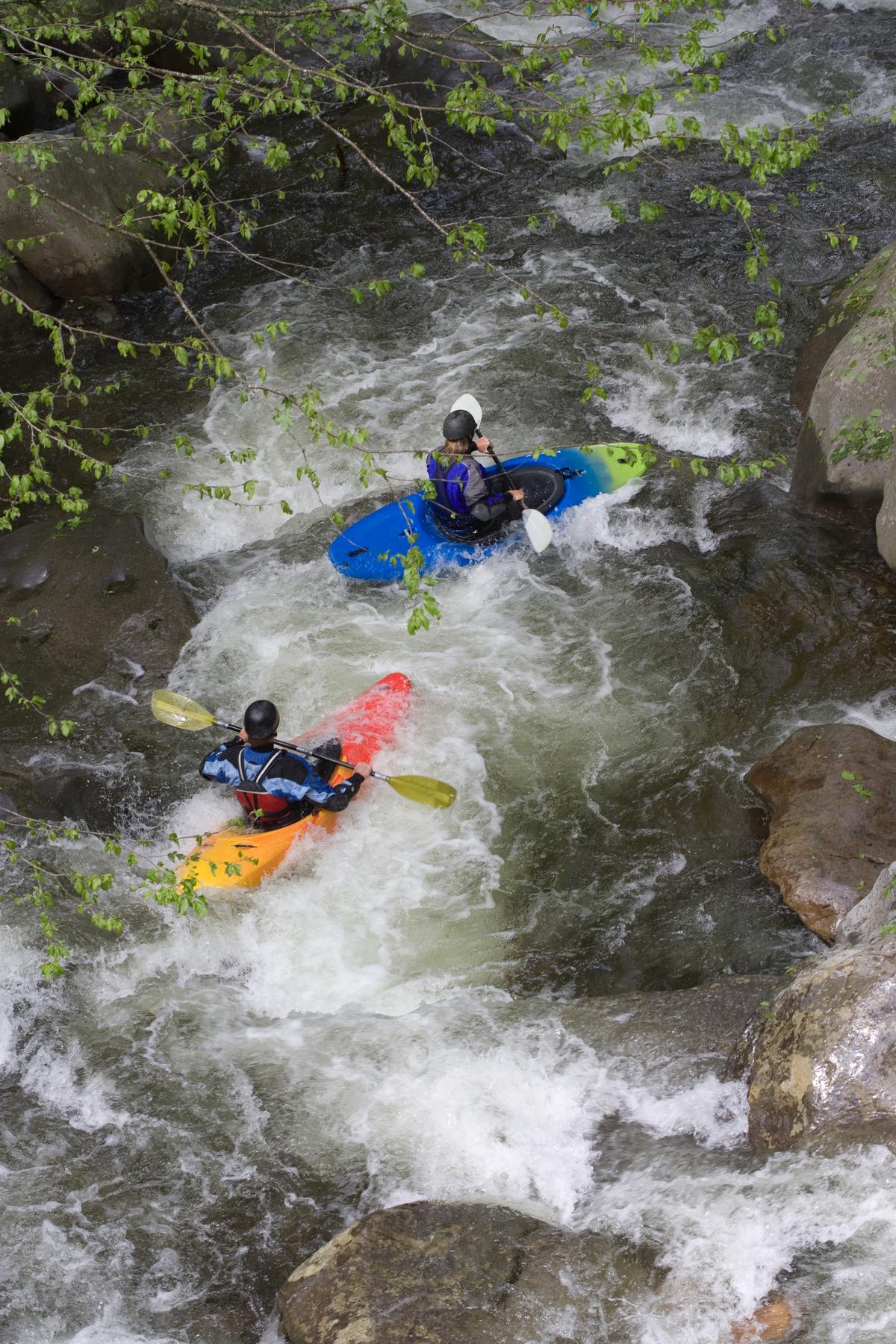 Kayaking In The Smoky Mountains
