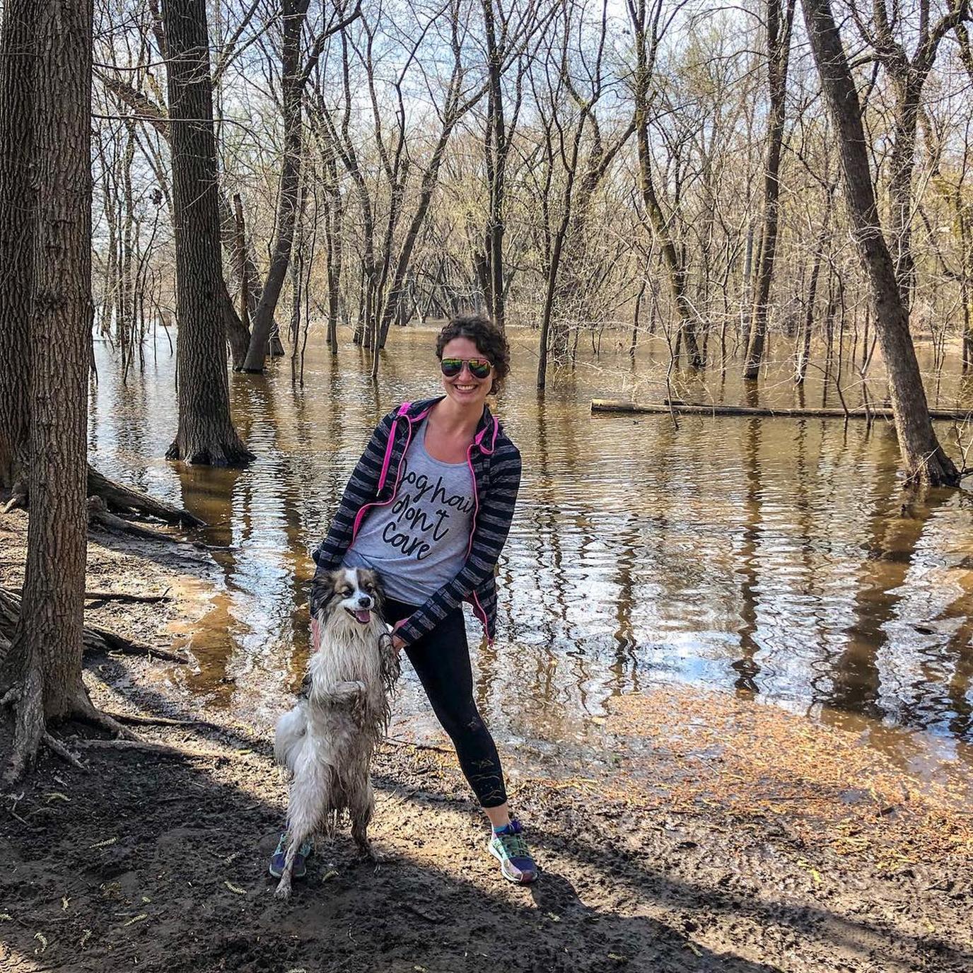 Six-acre off-leash Minnehaha Dog Park in Minneapolis. Dogs can walk, play and swim off-leash at Minnehaha Dog Park.