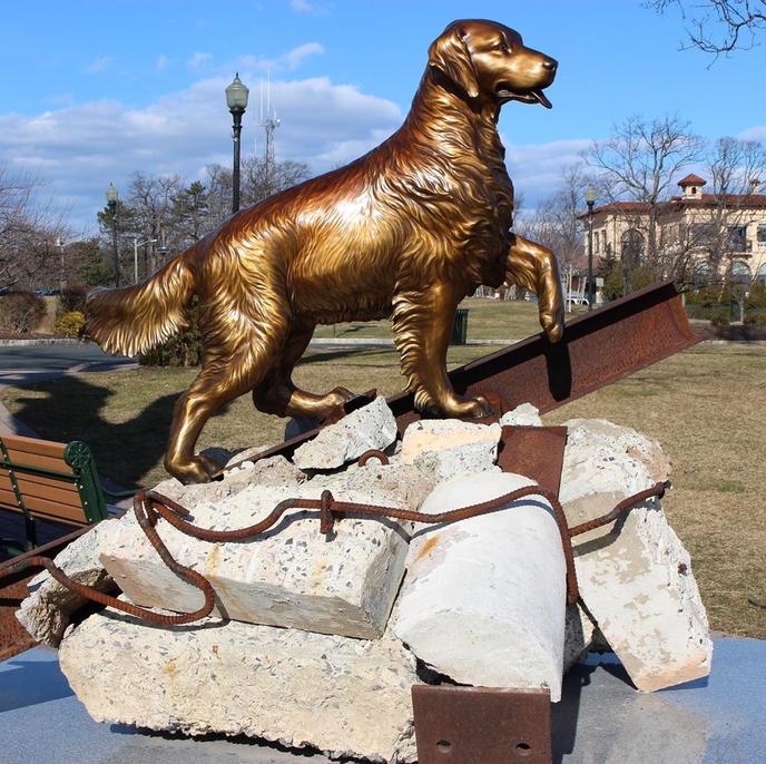 Visit the Dog Monument at Eagle Rock Park 9/11 Memorial in West Orange, NJ. A Monument for Dogs in West Orange, NJ.