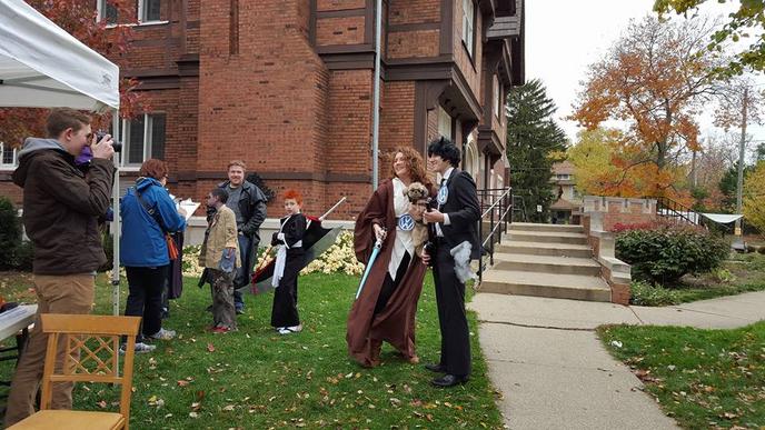 The Annual Historic Irvington Halloween Festival in Indianapolis hosts a Canine Costume Contest. The Canine Costume Contest at the Annual Historic Irvington Halloween Festival is a free event.