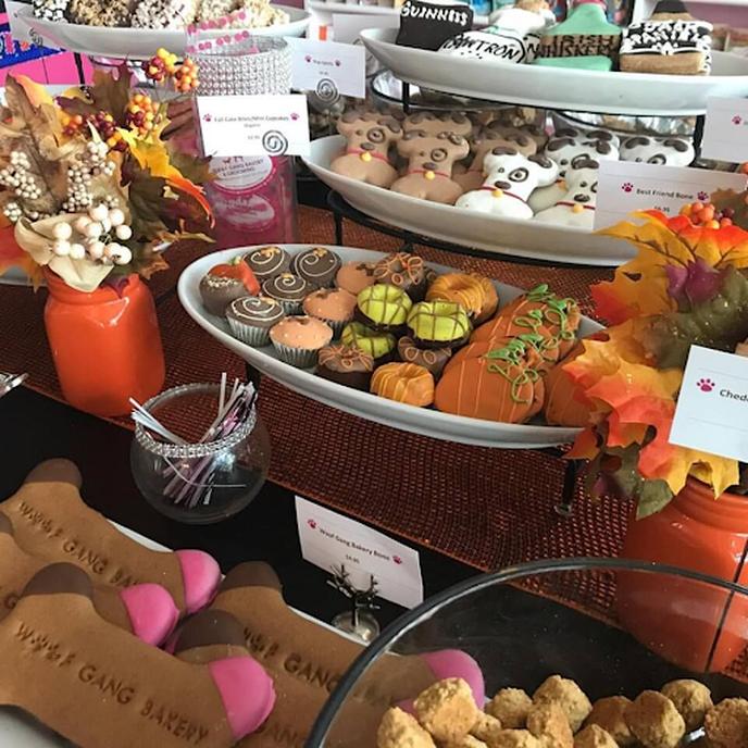 Woof Gang Bakery & Grooming has one-of-a-kind seasonal dog treats in store this fall. Get decorated dog cookies and pumpkin treats and more at Woof Gang Bakery & Grooming locations.
