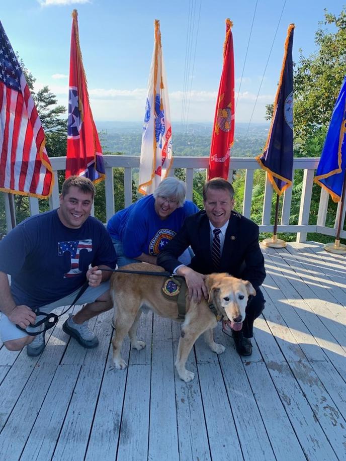 The War Dog Memorial March Honors Dogs of War in Knoxville. War Dog Memorial March Is a Dog-Friendly Event in Knoxville.