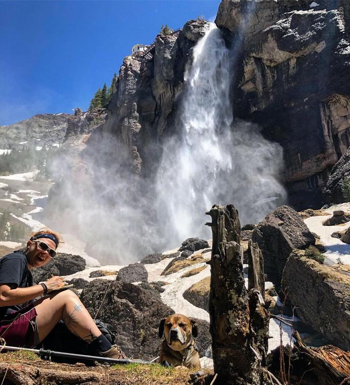 Venture Out for a Pet-Friendly Waterfall Hike to Bridal Veil Falls. Bridal Veil Falls Is a Pet-Friendly Waterfall Hike in Colorado.