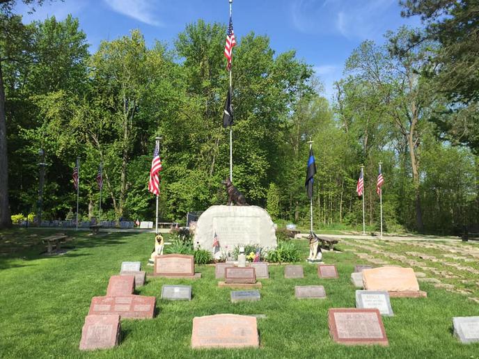 Pay tribute to military working dogs at the Michigan War Dog Memorial in Michigan. Bring Fido to the Michigan War Dog Memorial and the Vietnam K9 Memorial Wall in Michigan.