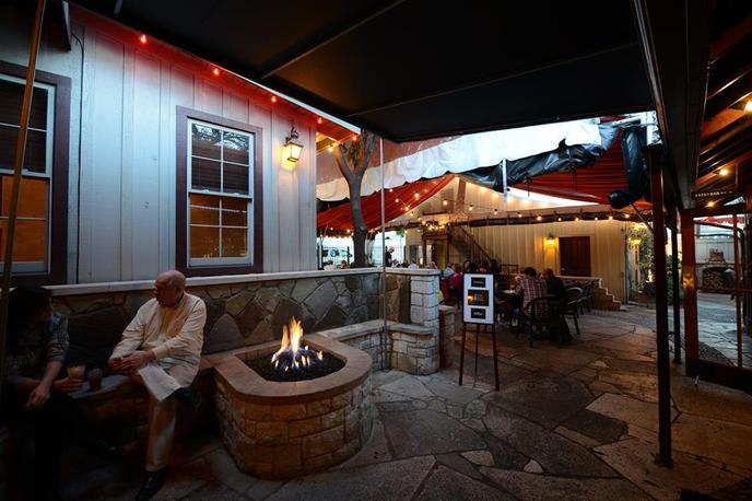 Moonshine Patio Bar & Grill Is a Pet-Friendly Restaurant with Fire Pit.