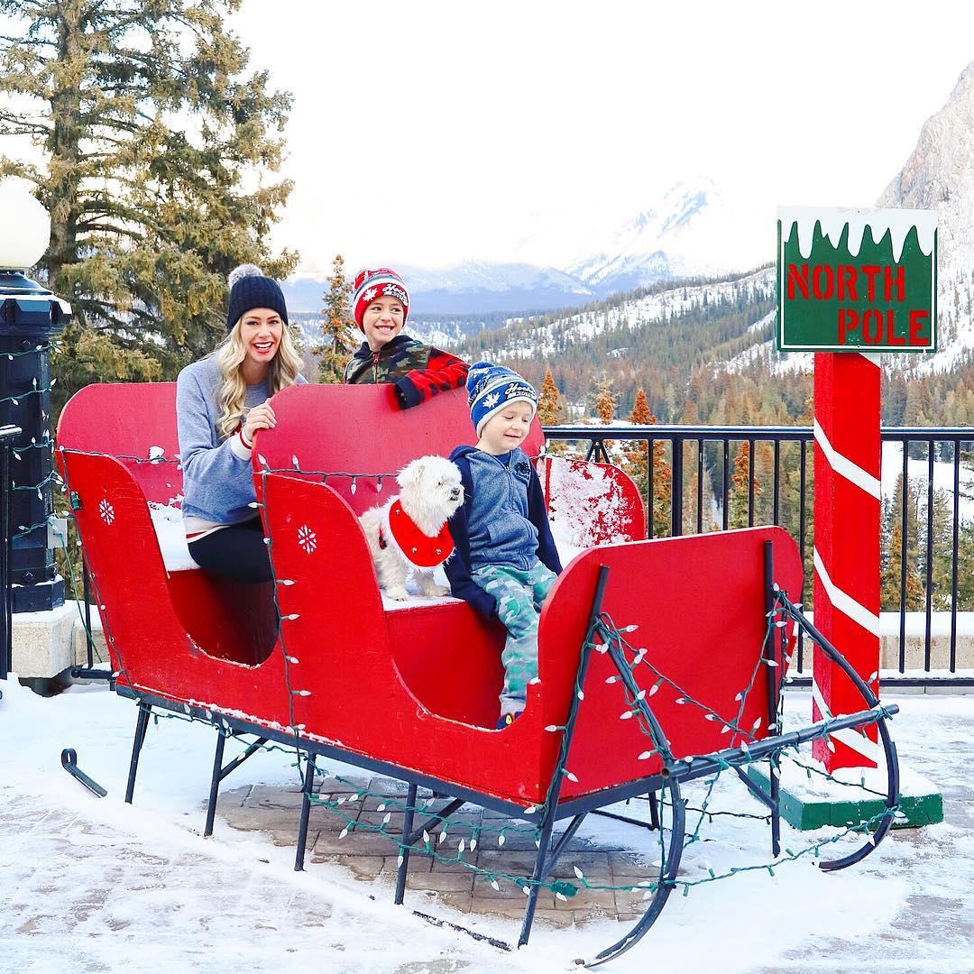 Oh what fun! Ride in Santa’s sleigh during Christmas at the Castle.