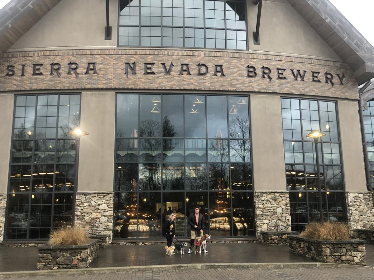 Visiting The brewery With Our Pack