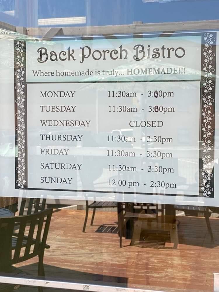 Back Porch Bistro restaurant view 8