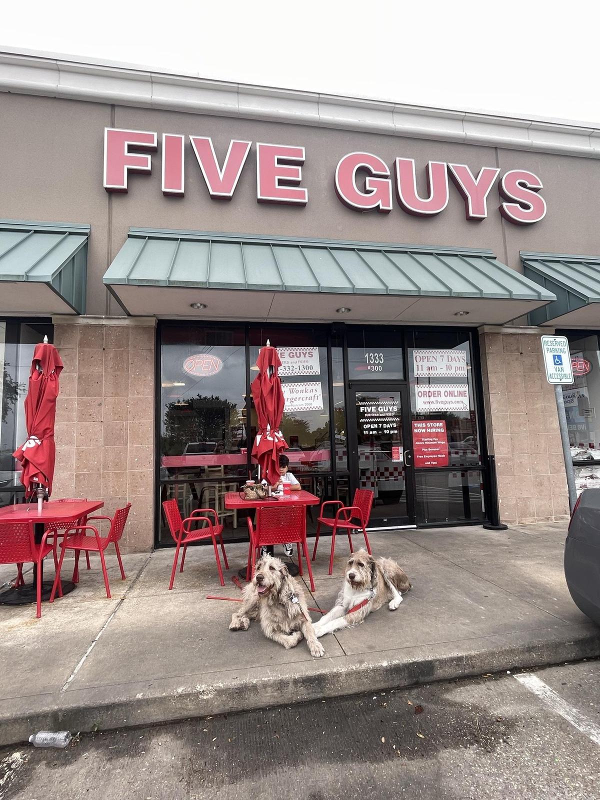 Five Guys restaurant view 1