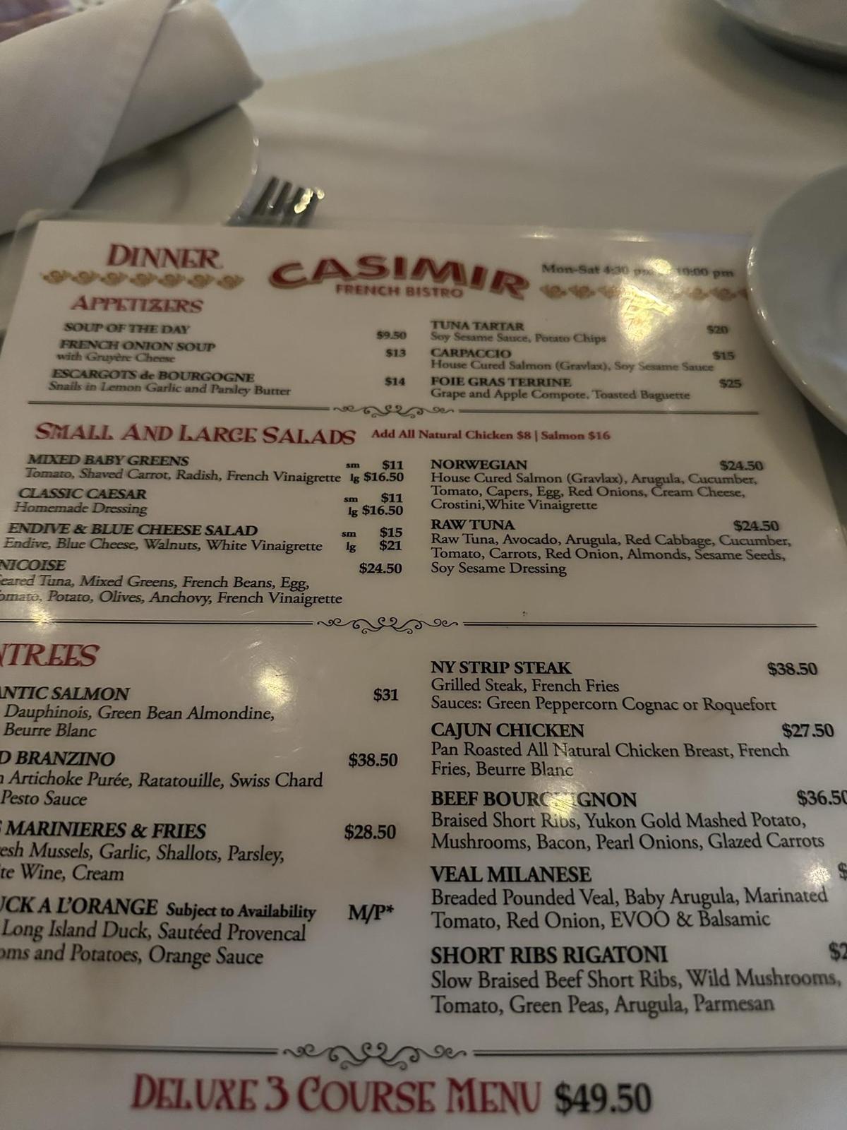Casimir Bistro restaurant view 1