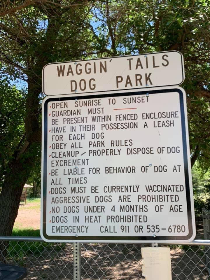 Waggin tails bark deals park