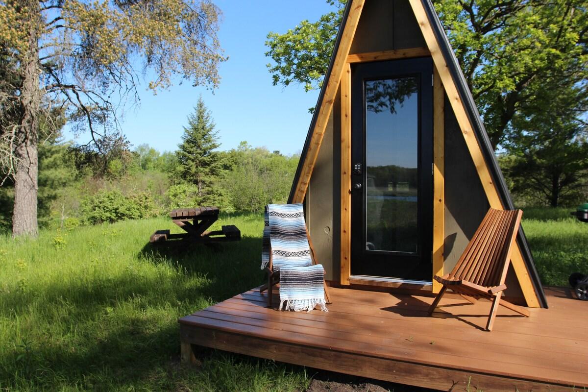 In-Home Love Session at the Lokal A-Frame Cabin on Maurice River