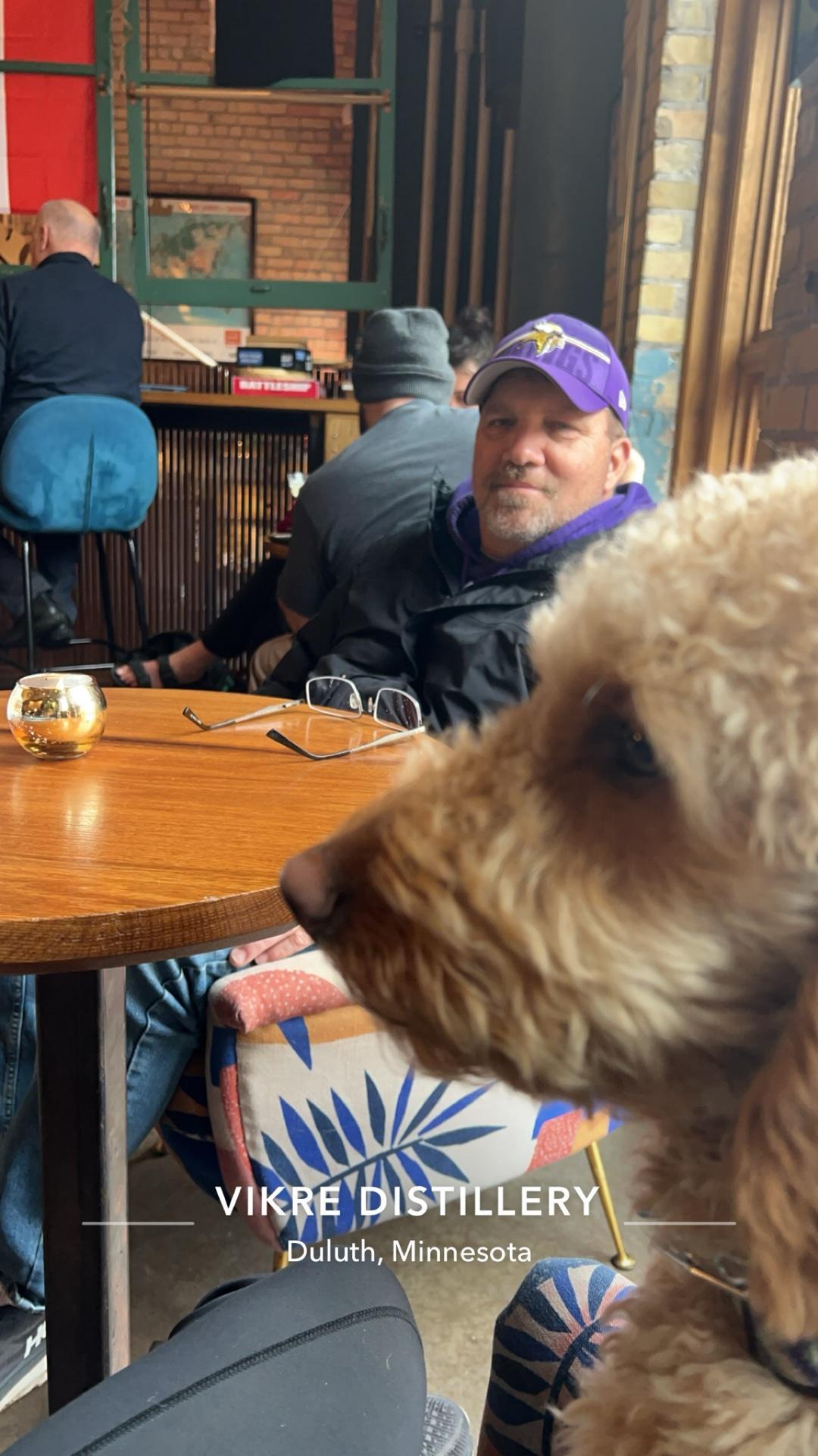 Vikre Distillery restaurant view 1