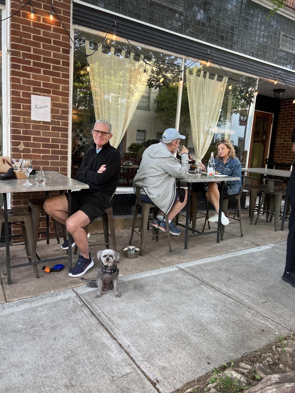 Antonia's restaurant view 1