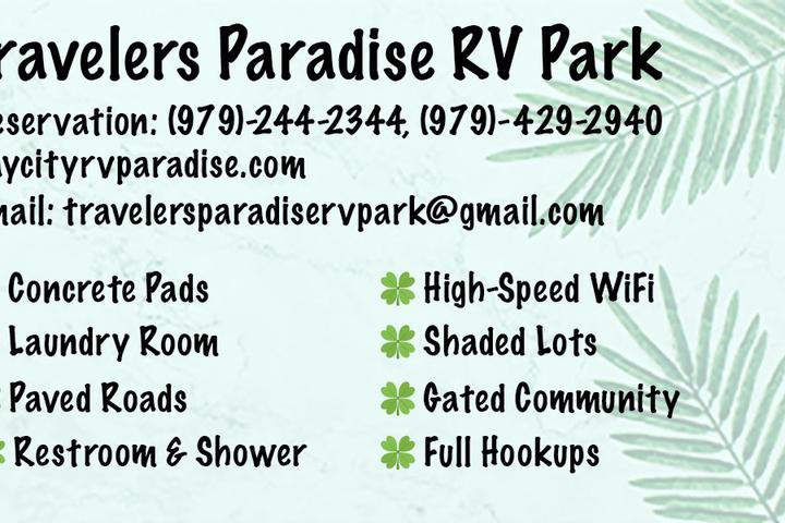 Pet Friendly Travelers Paradise RV Park