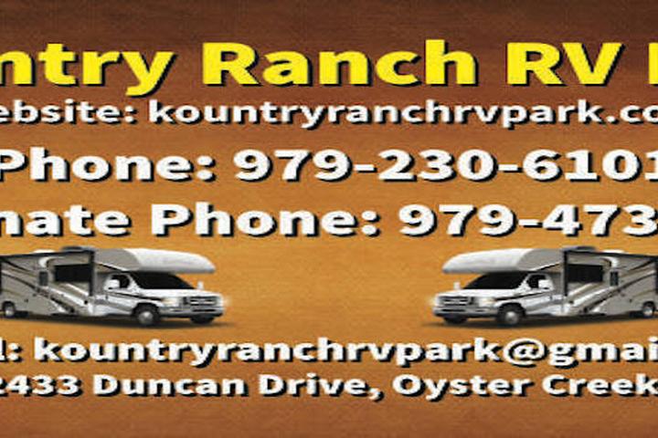 Pet Friendly Kountry Ranch RV Park