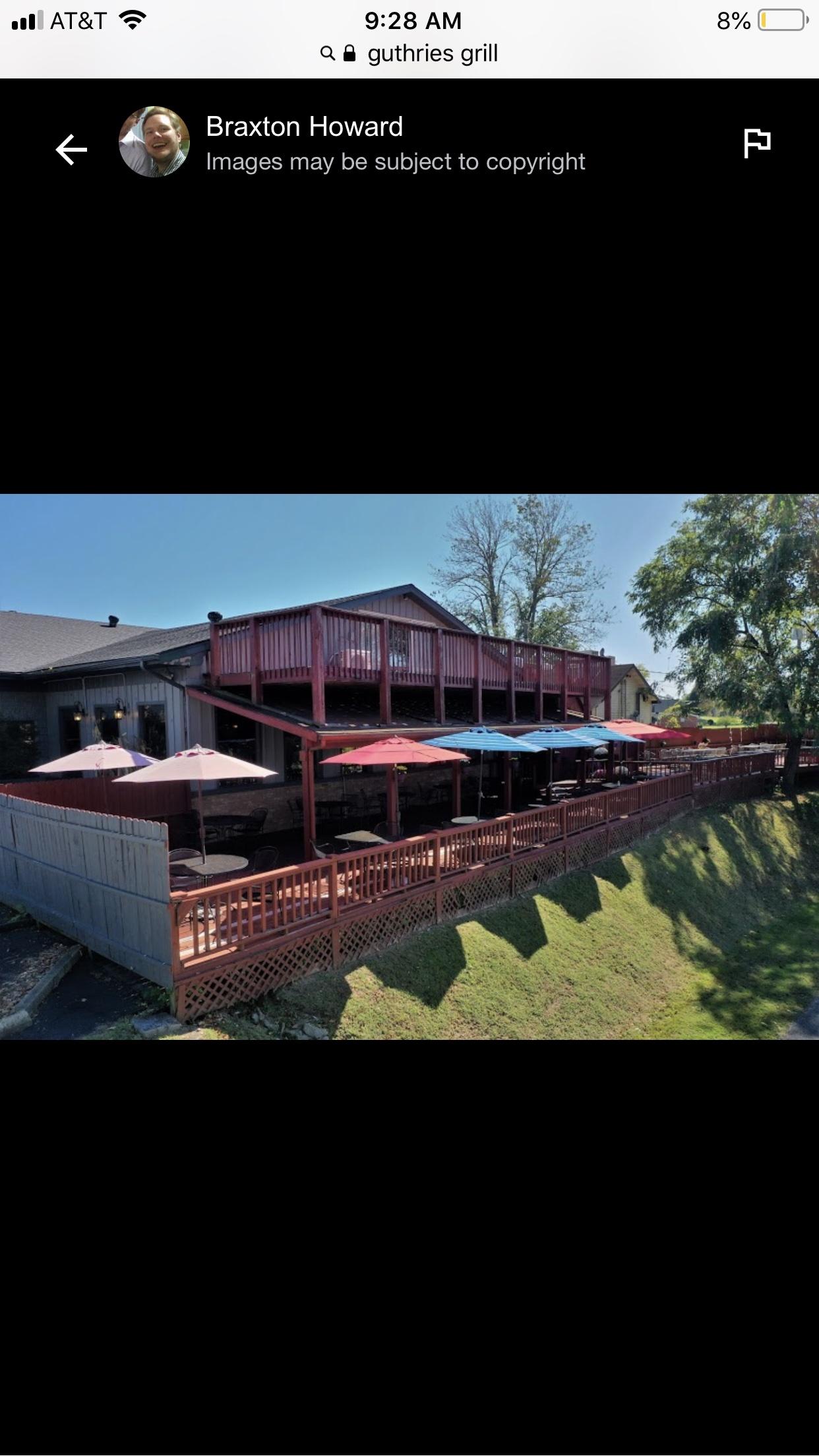 Pet Friendly Guthrie's Grill