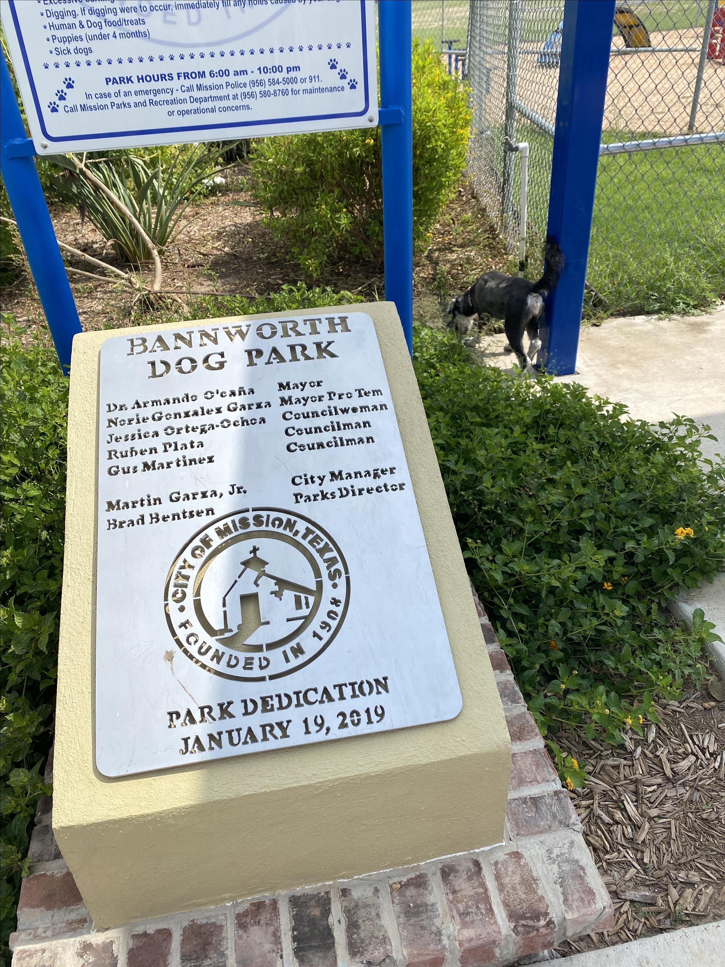 Pet Friendly Dog Park at Bannworth Park