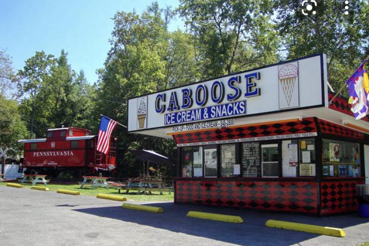 Pet Friendly The Caboose Ice Cream and Food