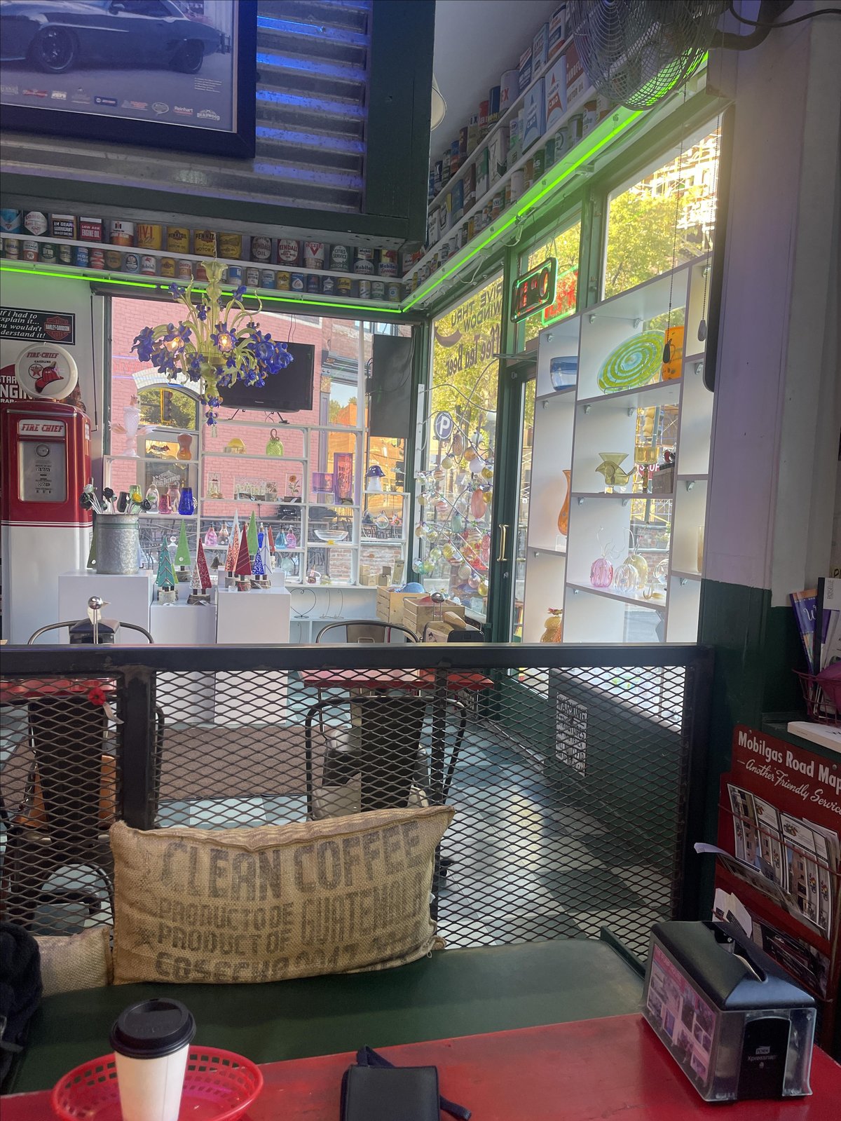 Photo of the interior at Pump House Coffee & Deli, a pet-friendly coffeehouse in Deadwood, SD.