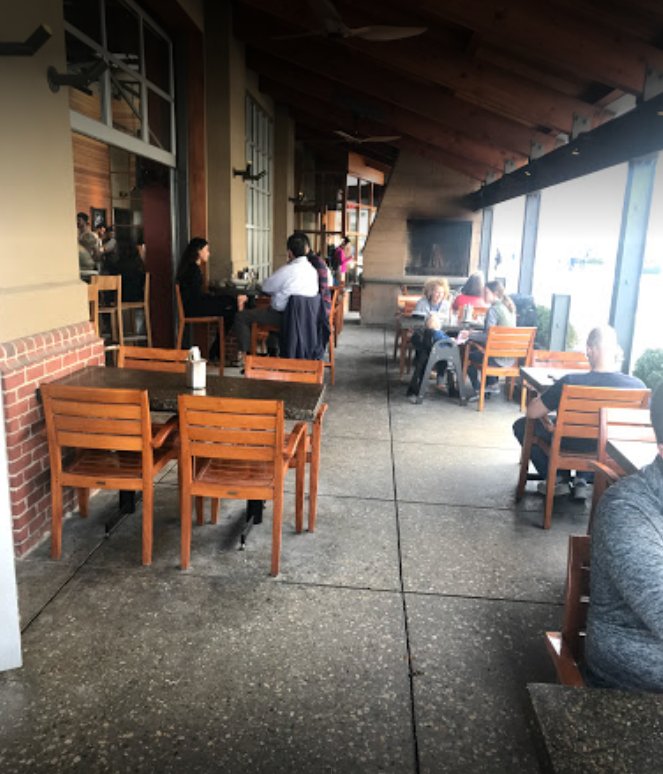 Photo of the dog-friendly patio at Northstar Cafe in Columbus, OH.