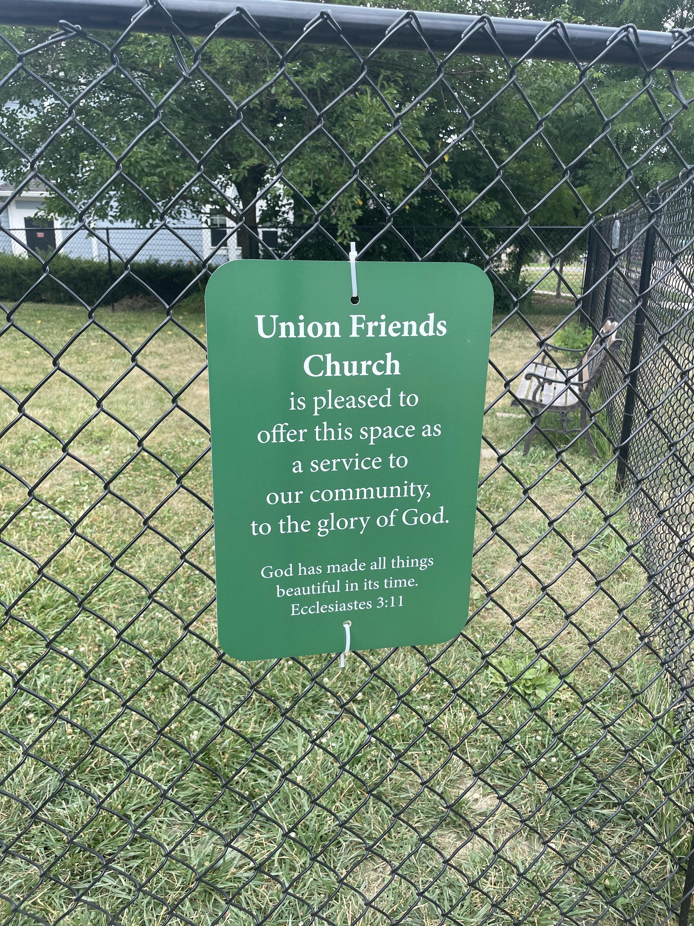 Pet Friendly Dog Park at Union Friends Church