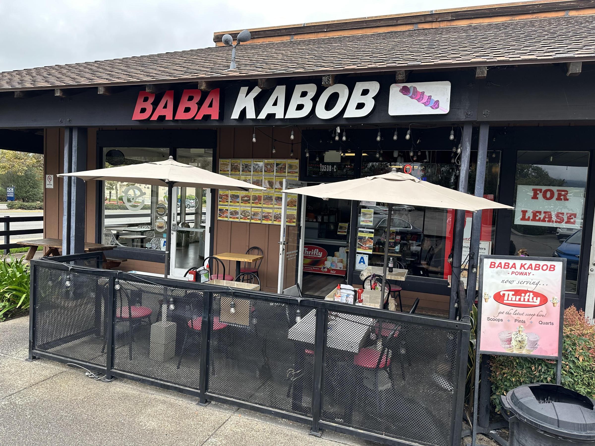 Pet Friendly Baba Kabob Poway
