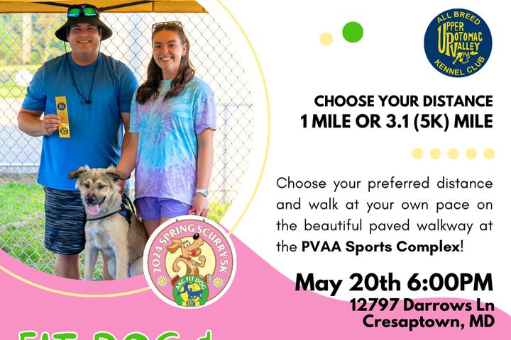 Pet Friendly AKC FIT DOG Spring Scurry Walk